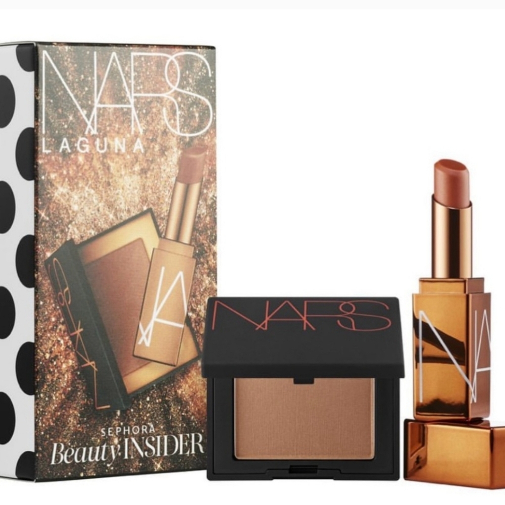 Nars Travel-size Bronzer & Lip Balm Makeup set - Laguna